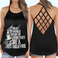 Viking Strong Girl Warrior Spirit - Hollow Tank Top
