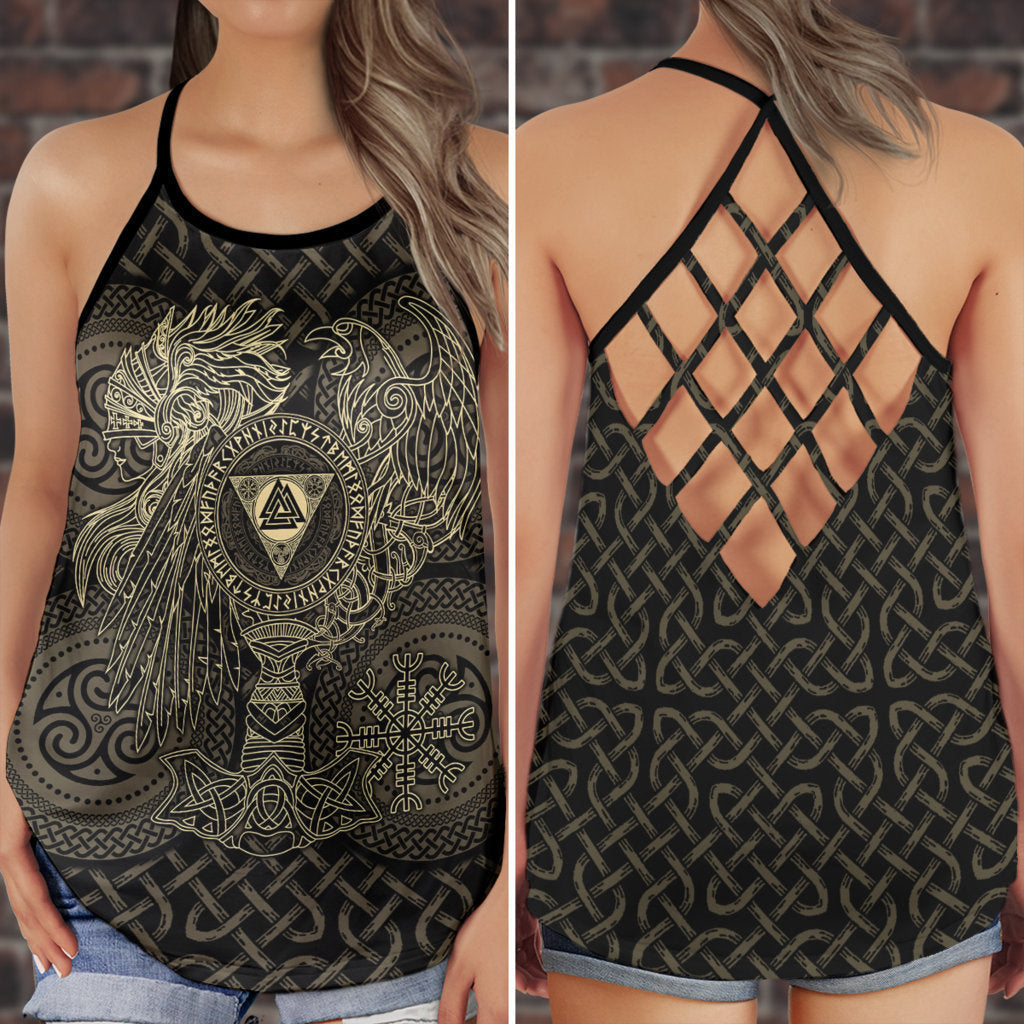 Viking Made Stronger Pattern - Hollow Tank Top