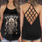 Viking Stronger Cool Style - Cross Open Back Tank Top - Owls Matrix LTD