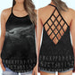 Viking Strong Cool Wolf – Hollow Tank Top