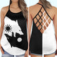 Viking Wolf Black And White – Hollow Tank Top