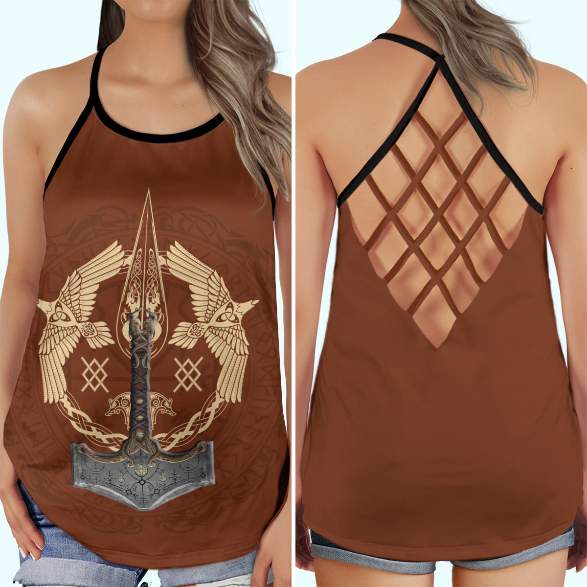 Viking Strong Amazing – Hollow Tank Top