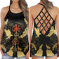 Viking Stronger Pattern Norse Warrior Style – Hollow Tank Top