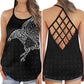 Viking Raven Black Norse Warrior – Hollow Tank Top