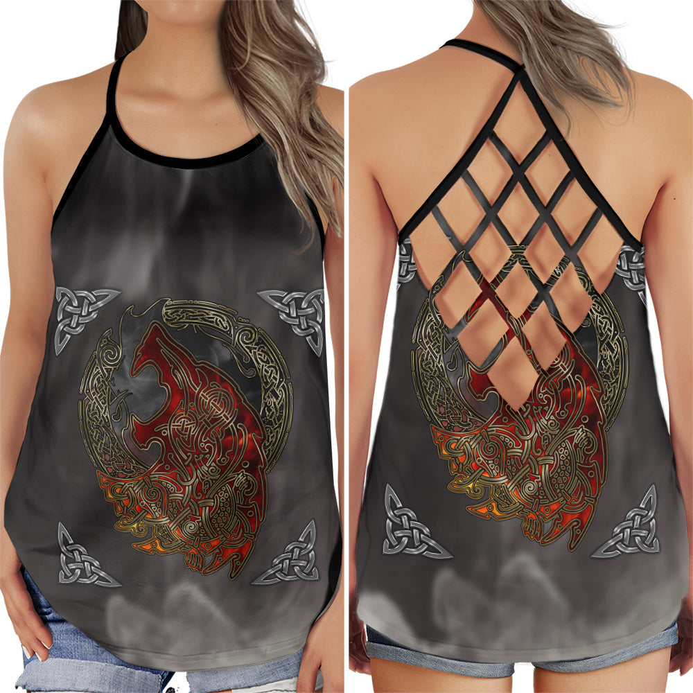 Viking Red Grey Power - Hollow Tank Top