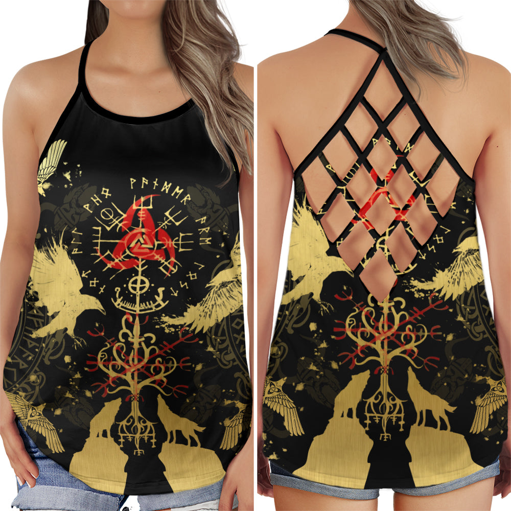 Viking Red Power Vibes - Hollow Tank Top