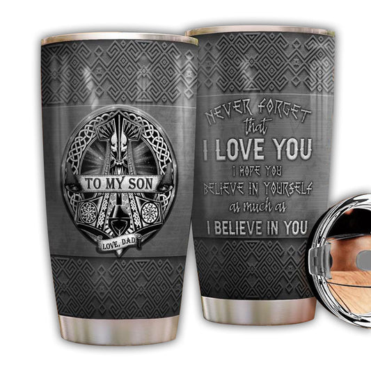 Viking To My Son I Love You Forever 20 Oz Tumbler