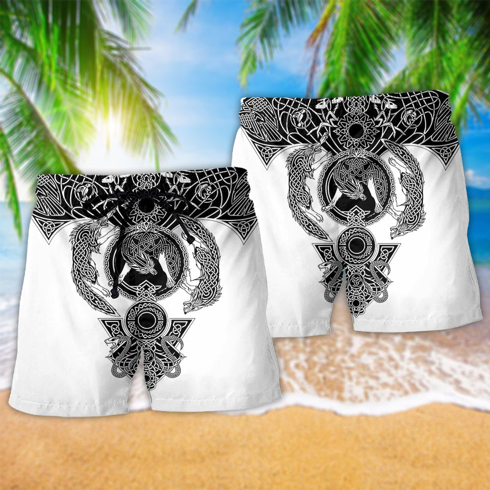 Viking Warrior Blood Art – Beach Short