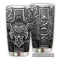Viking Warrior Blood With Love Personalized 20 Oz Tumbler