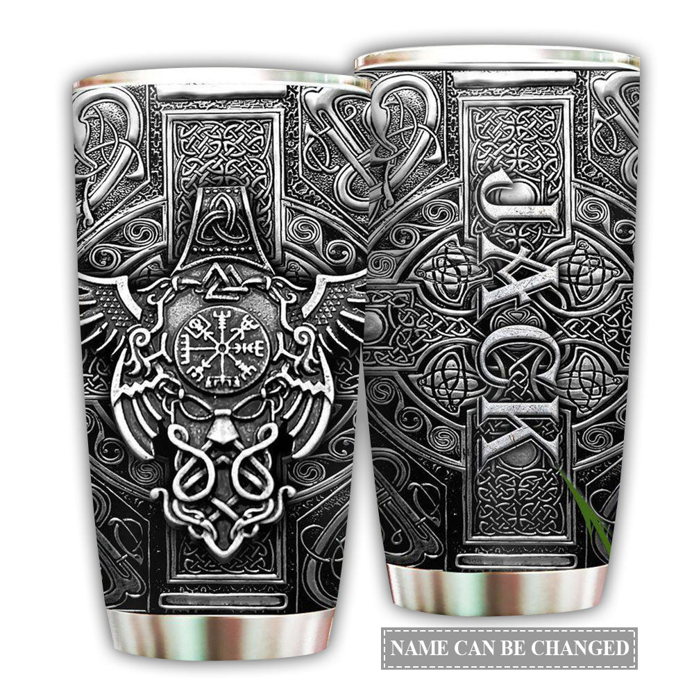 Viking Warrior Blood With Love Personalized 20 Oz Tumbler