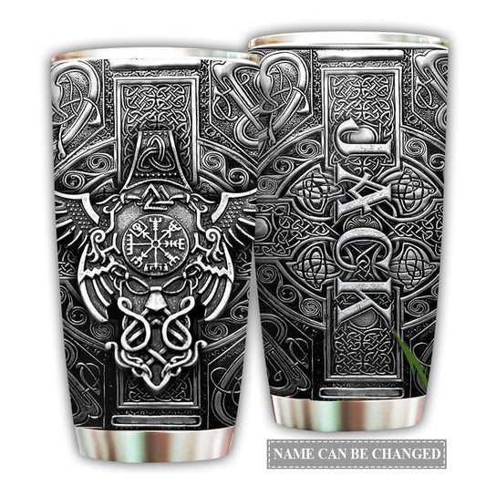 Viking Warrior Blood With Love Personalized 20 Oz Tumbler