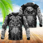 Viking Blood Metal Warrior Art – 3D Hoodie