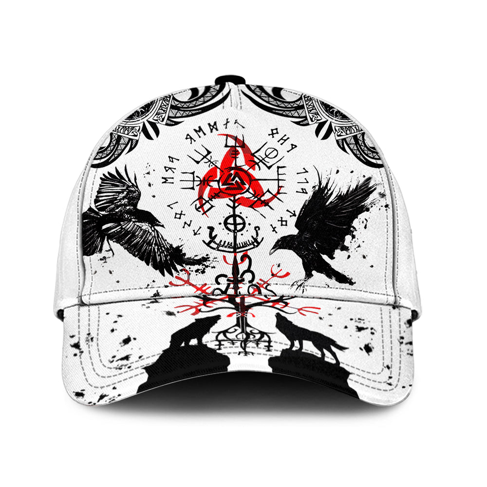 Viking Warrior Black White Red – Classic Cap