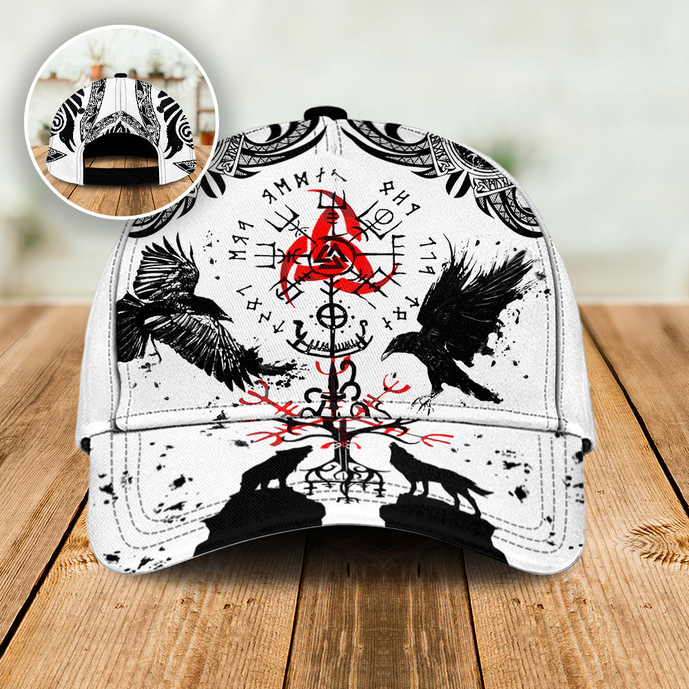 Viking Warrior Black White Red – Classic Cap