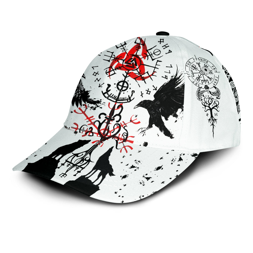 Viking Warrior Black White Red – Classic Cap