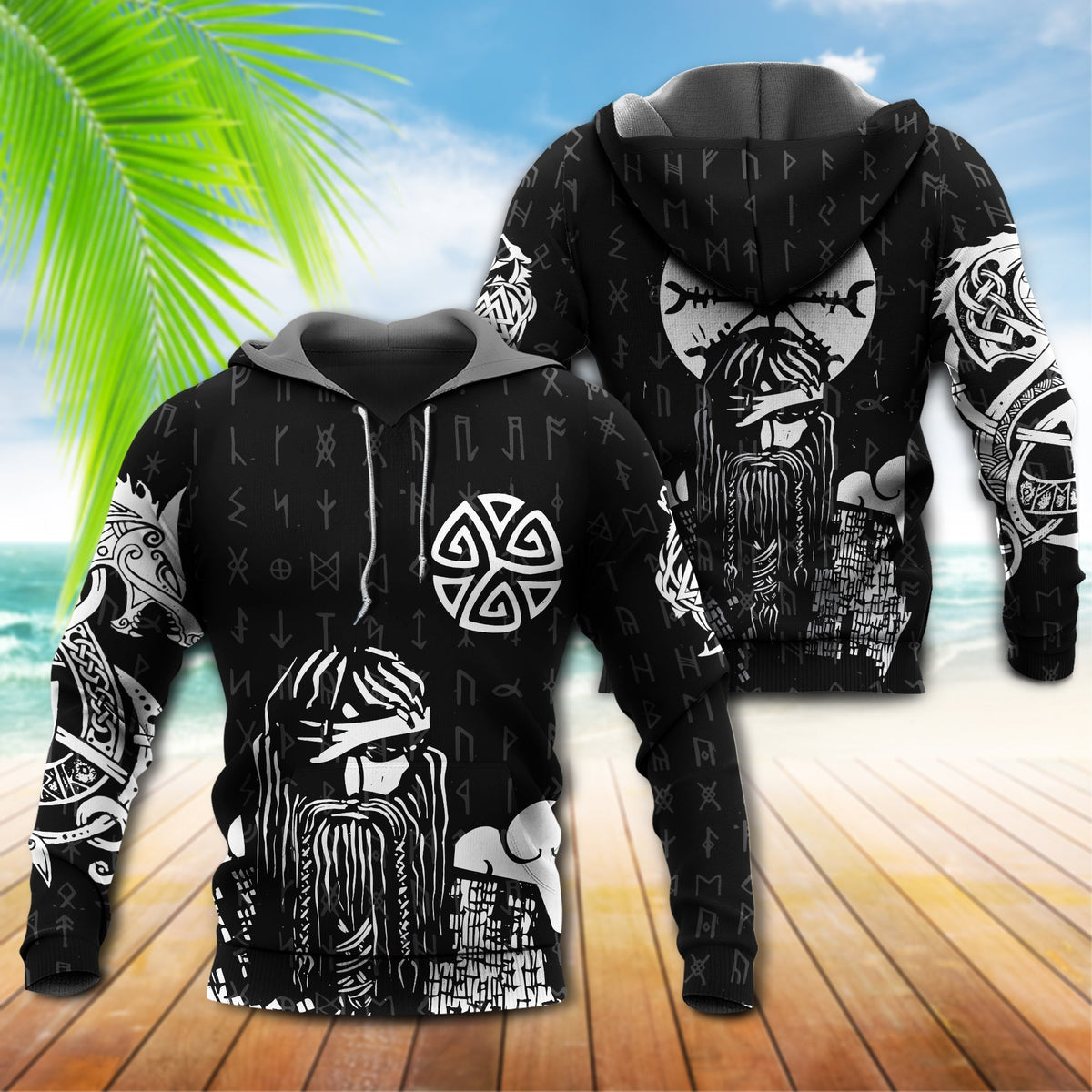 Viking Warrior Strong Spirit - 3D Hoodie