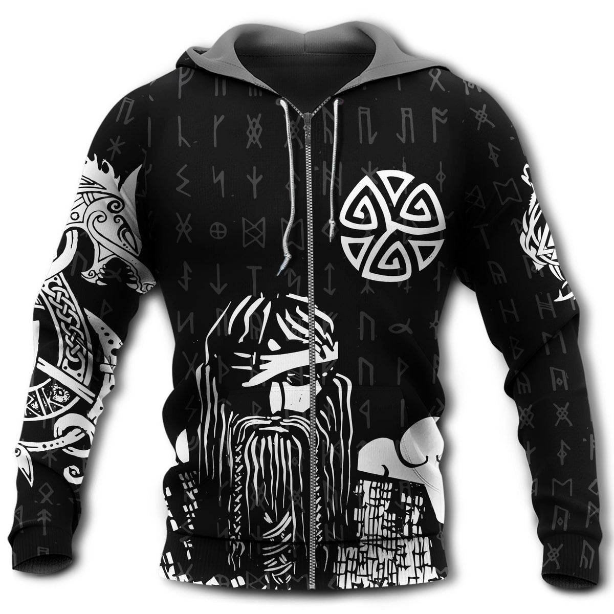 Viking Warrior Strong Spirit - 3D Hoodie