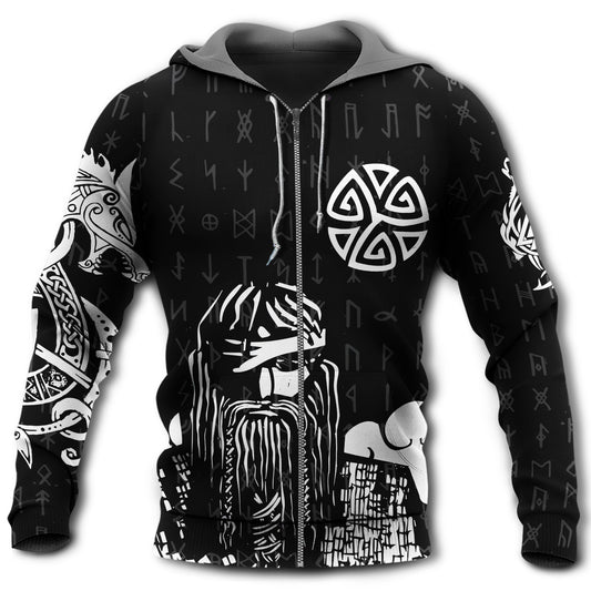 Viking Warrior Strong Spirit - 3D Hoodie