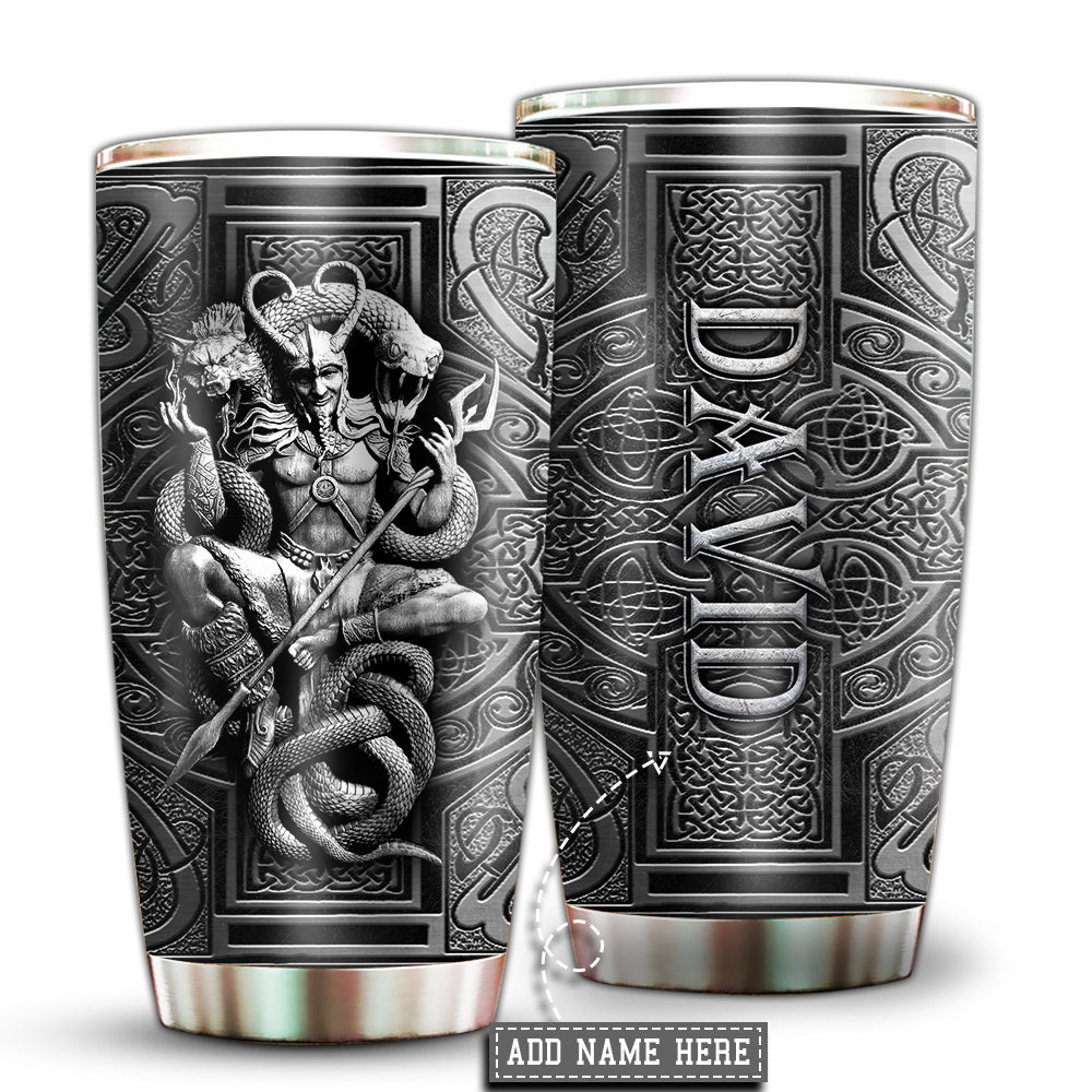 Viking Warrior Personalized 20 Oz Tumbler For Hot Cold Drinks And Travel