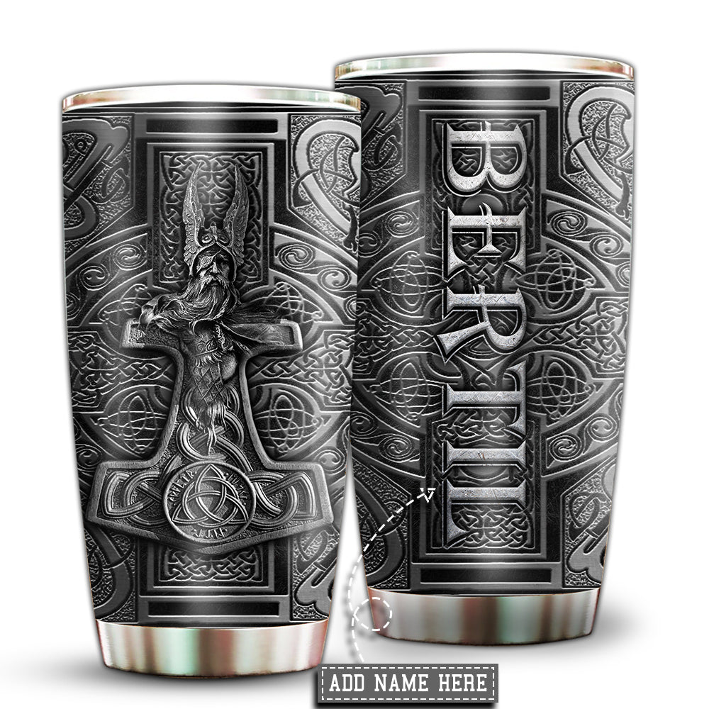 Viking Warrior Personalized 20 Oz Tumbler For Hot Cold Drinks And Travel