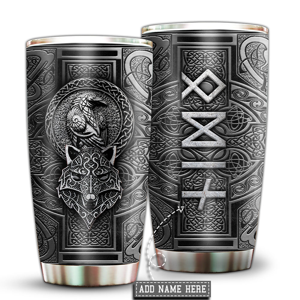 Viking Warrior Personalized 20 Oz Tumbler For Hot Cold Drinks And Travel