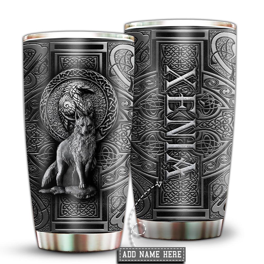 Viking Warrior Personalized 20 Oz Tumbler For Hot Cold Drinks And Travel