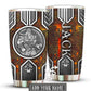 Viking Warrior Stronger With Fire Personalized 20 Oz Tumbler