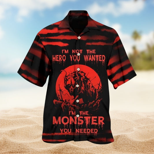 Viking Wolf Monster Style Limited Edition – Hawaiian Shirt