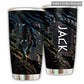 Viking Wolf Sign With Dark Blue Personalized 20 Oz Tumbler