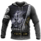 Viking Blood Faith Strength - 3D Hoodie2