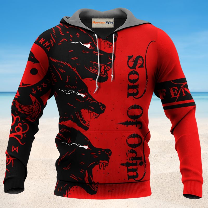 Viking Blood Strong Spirit - 3D Hoodie