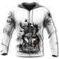 Viking Blood White Style - 3D Hoodie
