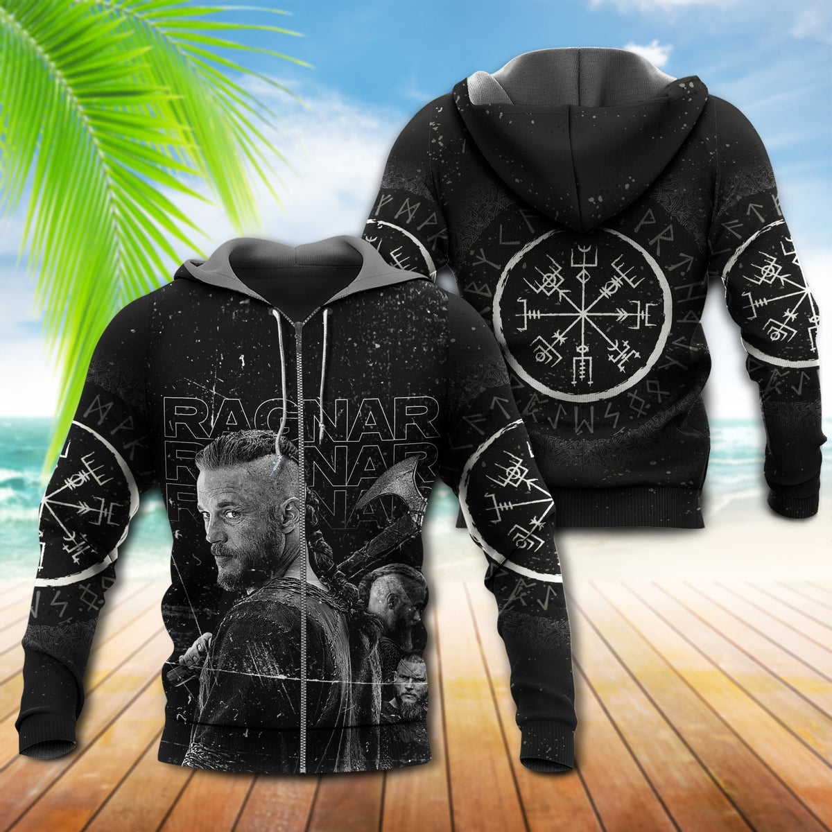 Viking Made Me Stronger Quote Style - 3D Hoodie3