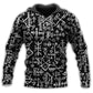 Viking Nordic Futhark Classic - 3D Hoodie