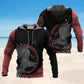 Viking Raven Warrior Art – 3D Hoodie3