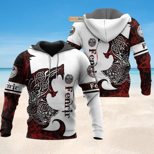 Viking Wolf Legend Art – 3D Hoodie