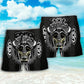 Viking Black Pattern Norse Style Art – Beach Short