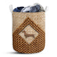 S: 17.72”x13.78” (45x35 cm) Dachshund Vintage So Simple - Laundry Basket - Owls Matrix LTD
