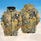 Vintage Motorcycle Art – 3D Hoodie