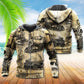 Vintage Train Railway Love Life - 3D Hoodie