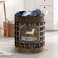 Dachshund Vintage Basic Style – Laundry Basket - Owls Matrix LTD