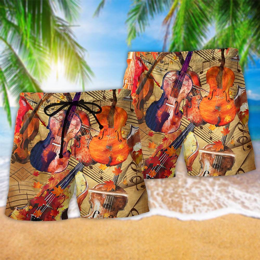 Violin Music Can Change Life Art – Beach Short