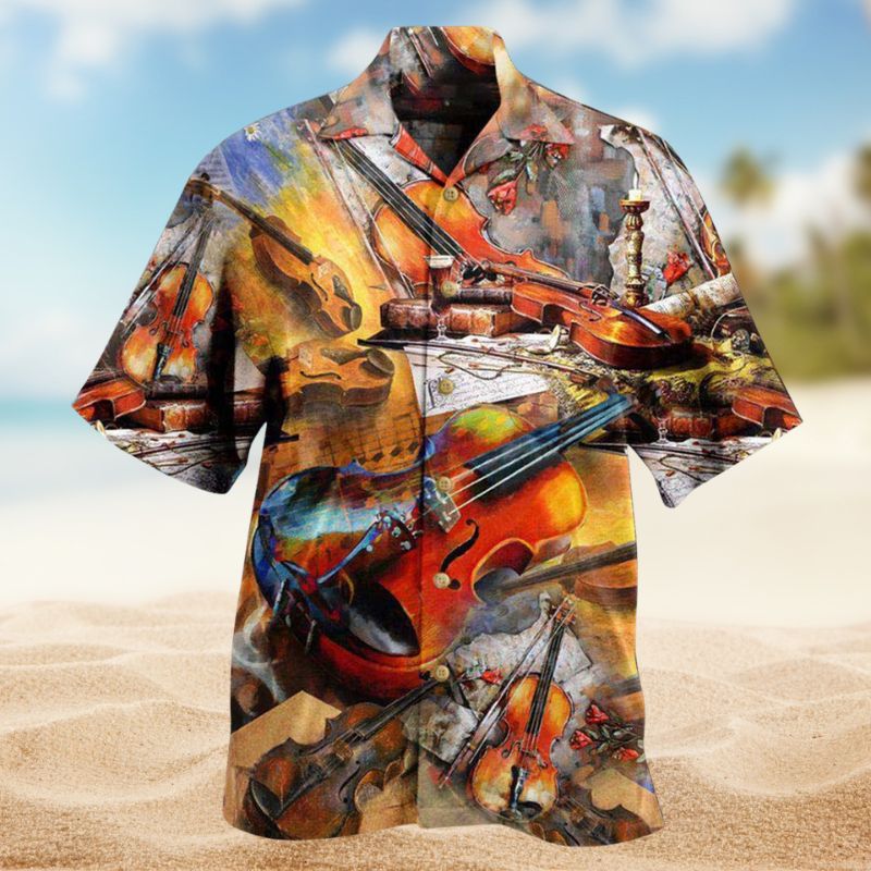 Violin Human Instrument Edition – Hawaiian Shirt