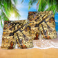 Violin Speaks Music Art - Beach Short