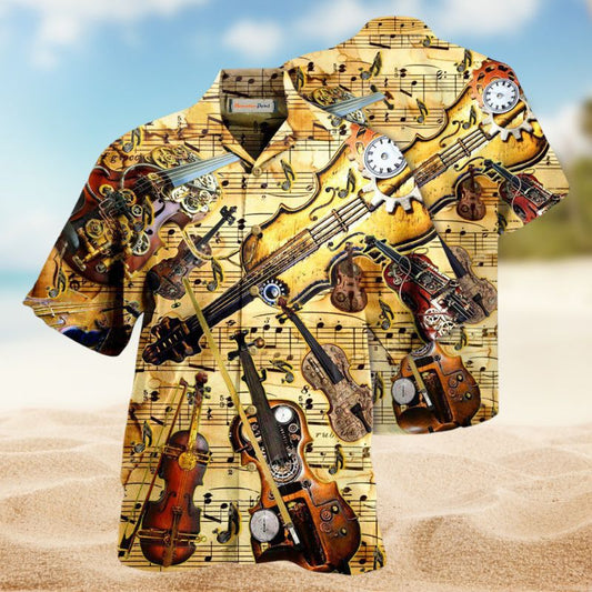 Violin Speaks Music Style – Hawaiian Shirt