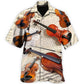 Vintage Violin Music Lover - Hawaiian Shirt