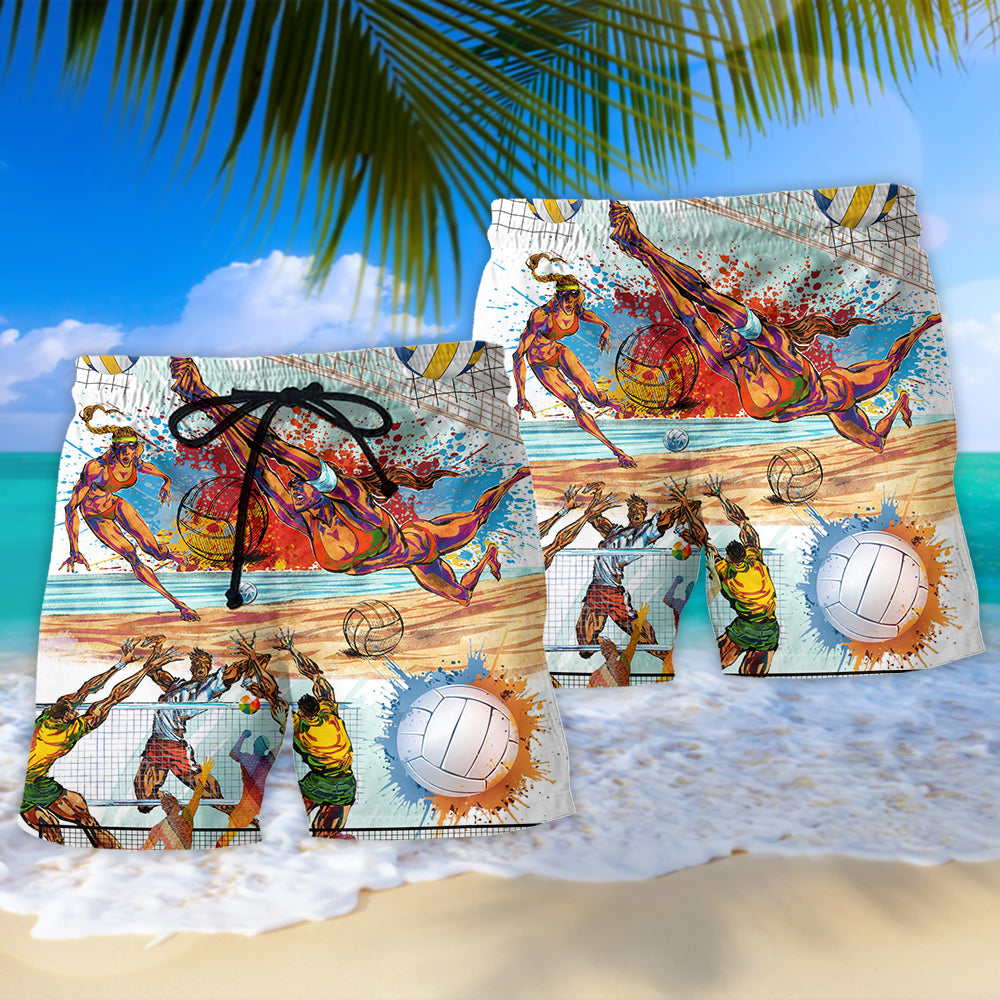 Volleyball Is My Therapy Sport – Beach Short