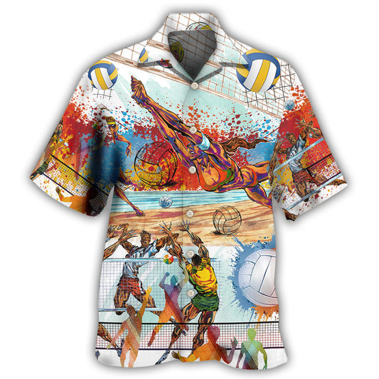 Volleyball Is My Therapy Sport - Hawaiian Shirt