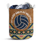 S: 17.72”x13.78” (45x35 cm) Volleyball Suede Pattern - Laundry Basket - Owls Matrix LTD