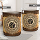 Volleyball wood mandala - Laundry basket-Owls Matrix